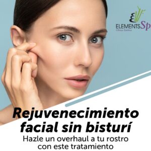 Rejuvenecimiento facial sin bisturi