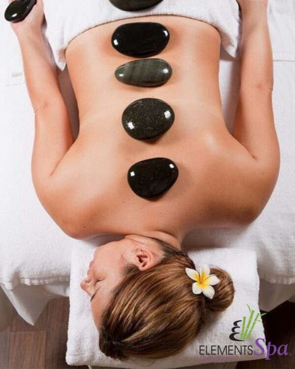 Masaje de piedras calientes